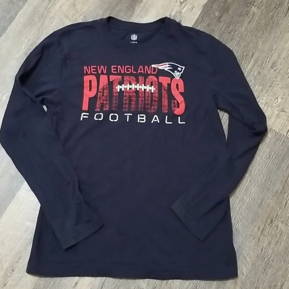 NFL Kids Patriots Long Sleeve T-shirt - Picture 1 of 4